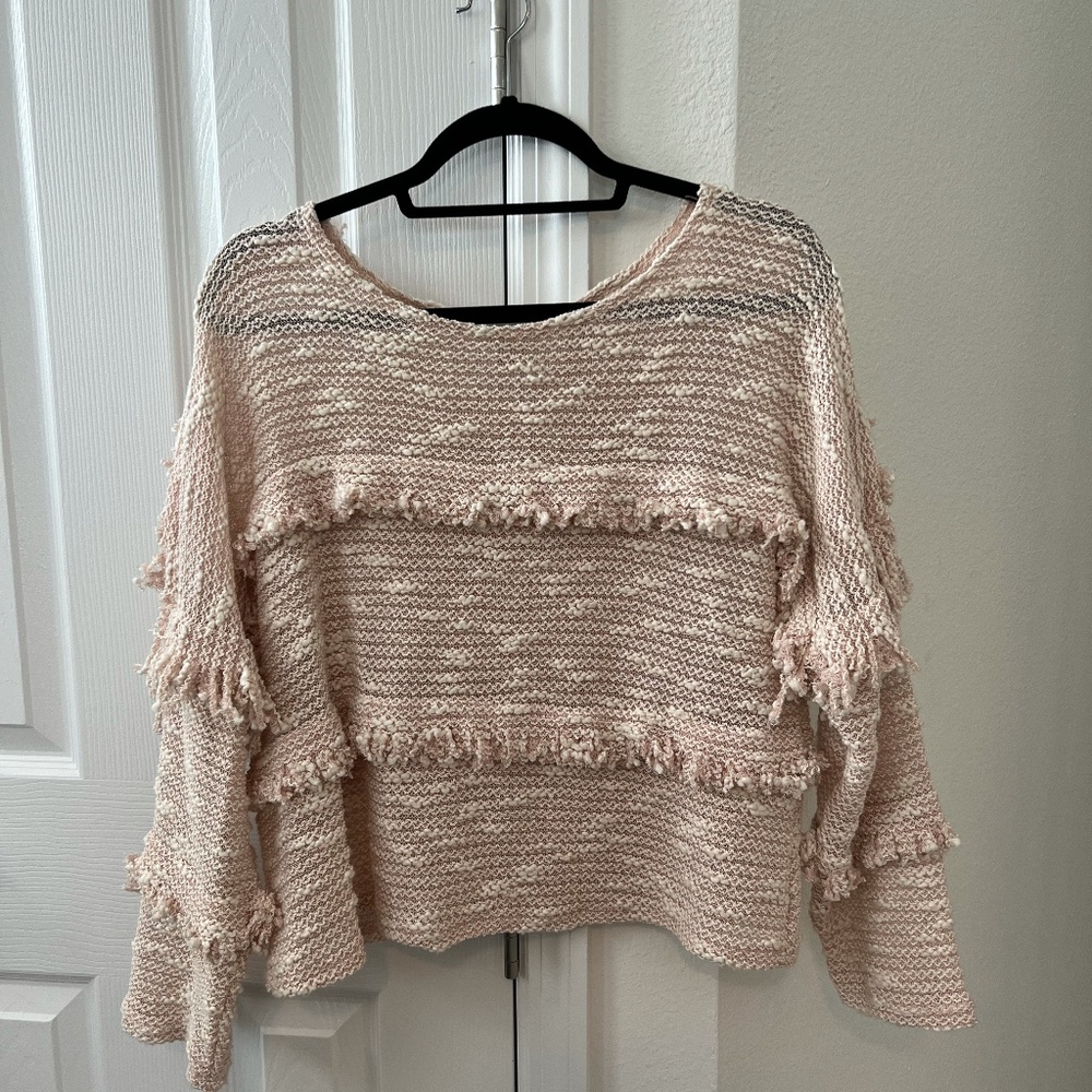 MISA LA Fringe Sweater